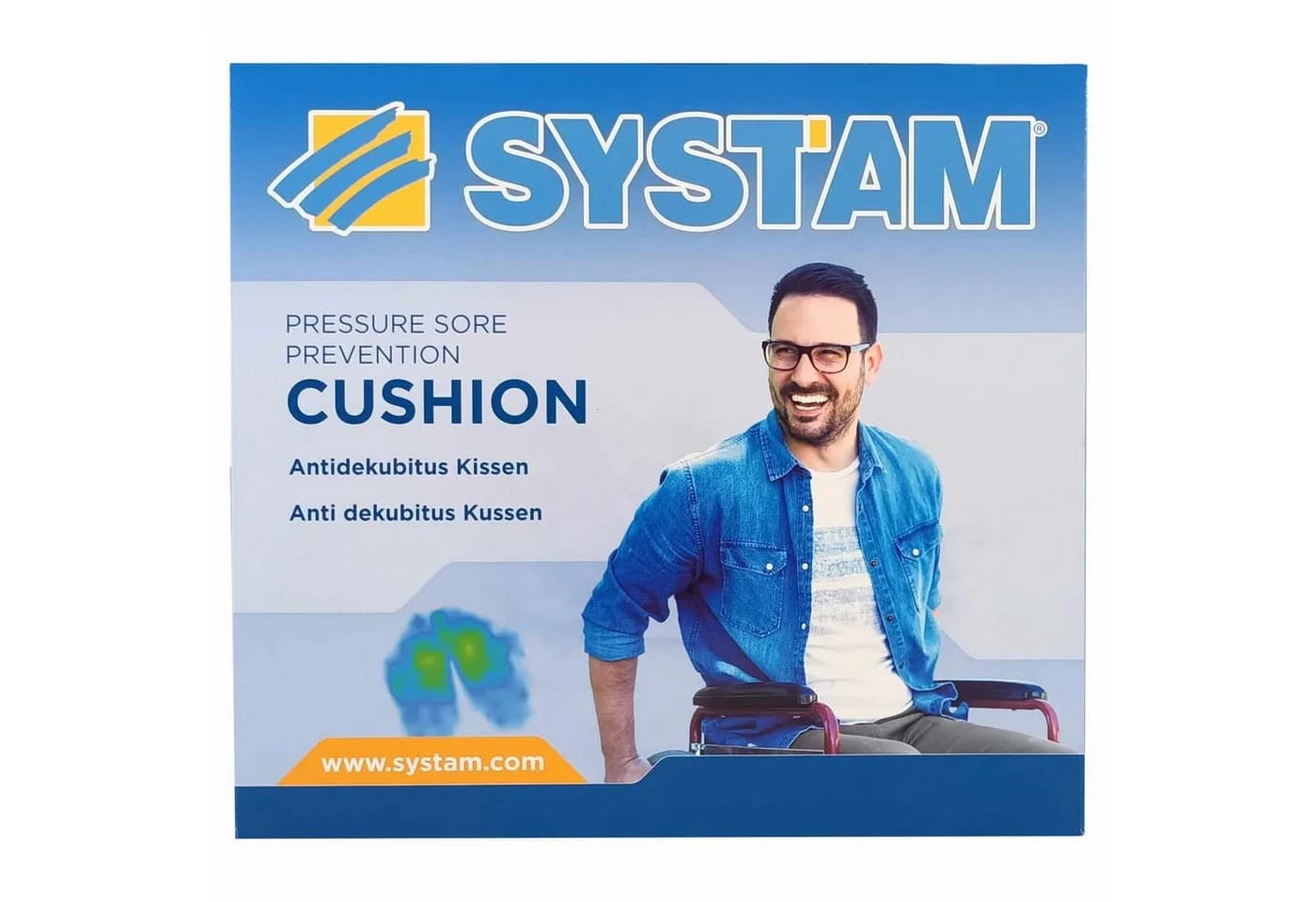 SYST AM SAS Sitzkissen VISCOFLEX®-Kissen P361C Dekubitusprophylaxe - Bild 4