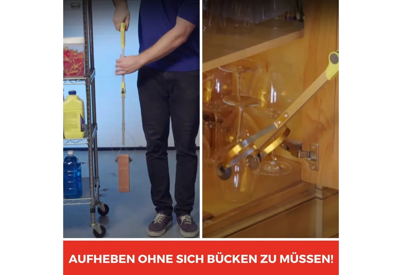 Venteo Greifzange GOPHER PINCE GREIFARM 90 cm mit Saugnäpfen - Bild 4