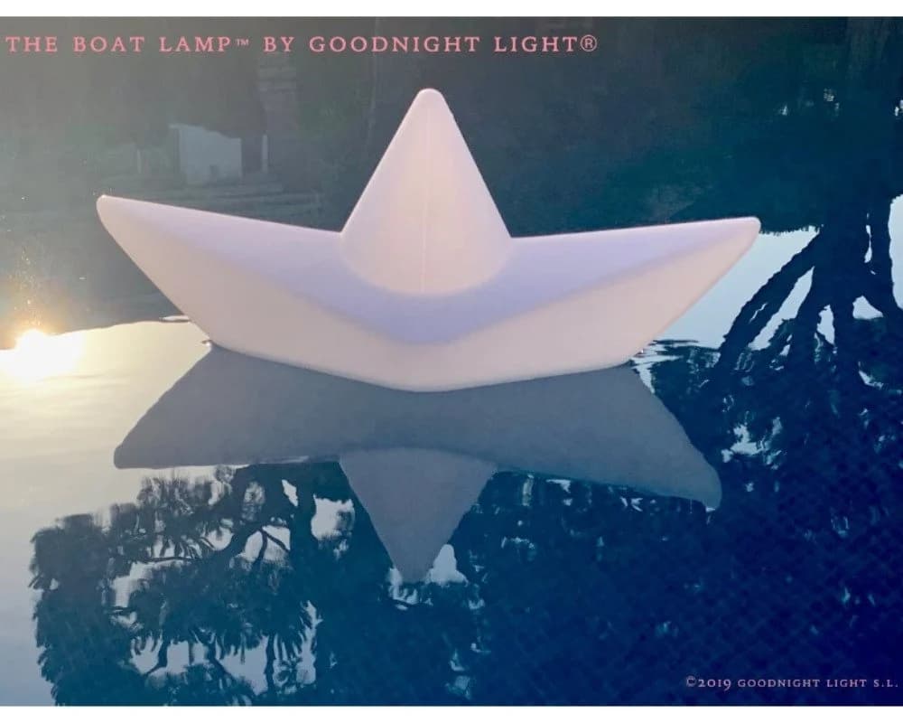 Goodnight Light LED-Akkuleuchte The BOAT Lamp Schwimmfähig RGBW
