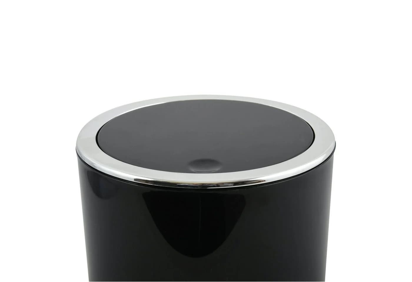 MSV Kosmetikeimer KAMAKA Schwarz Schwingdeckel 6L - Bild 3