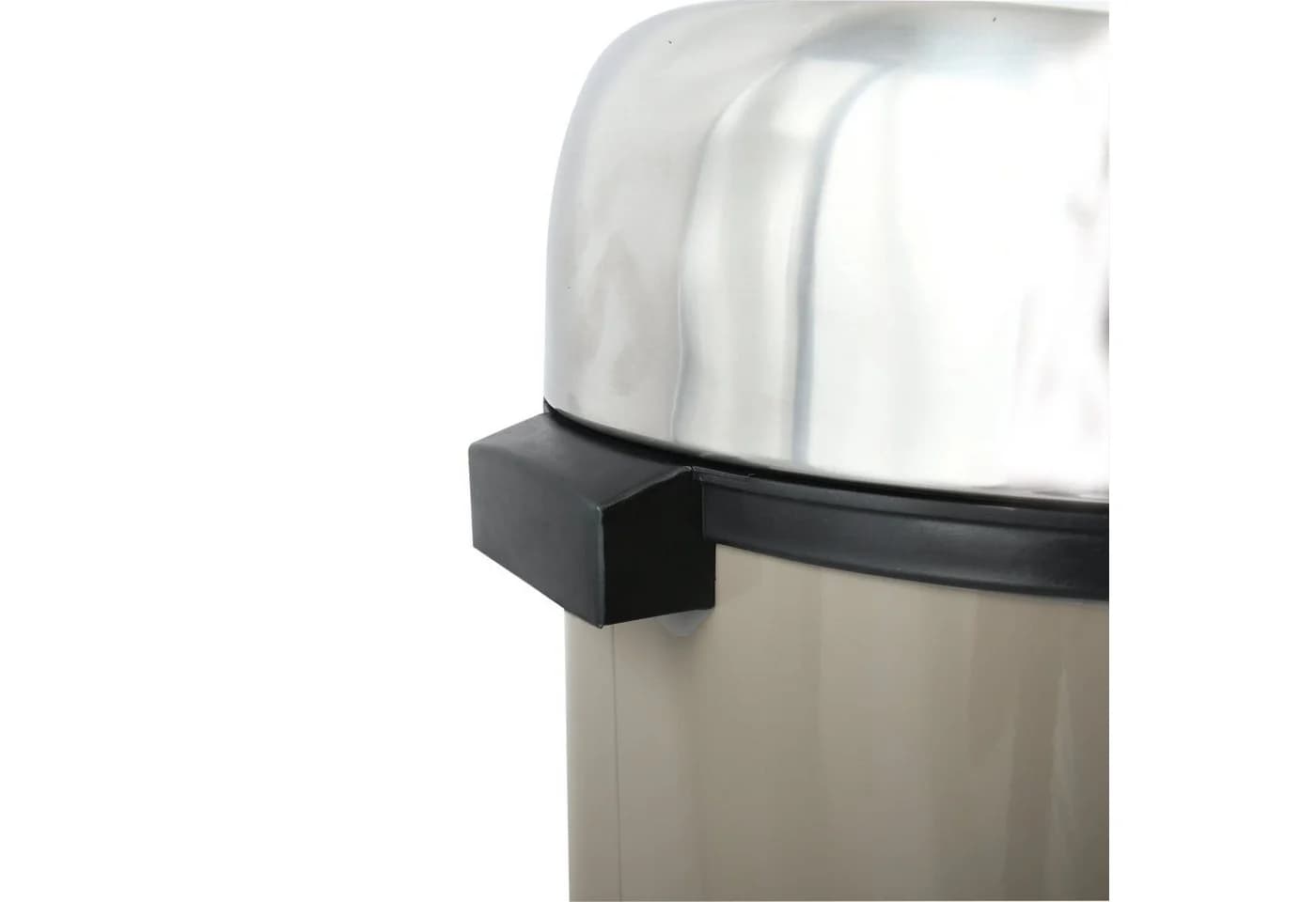 MSV Mülleimer mit Touch-Automatik Edelstahl 30L Taupe - Bild 4