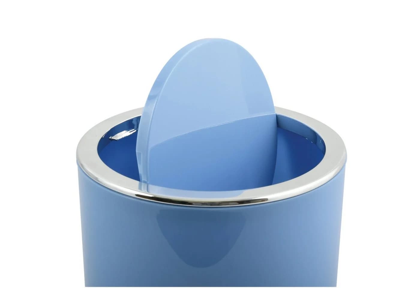 MSV Kosmetikeimer KAMAKA mit Schwingdeckel 6L Pastellblau