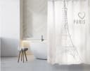 MSV Duschvorhang PARIS MON AMOUR Polyester Anti-Schimmel Bild 2