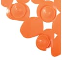 MSV Duschmatte KIESELSTEIN Orange PVC Rutschfest Bild 1