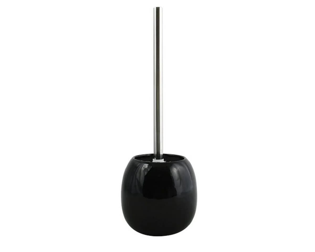 MSV WC-Garnitur JAVA Schwarz Edelstahl Keramik