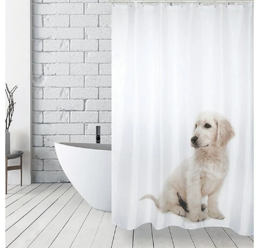 MSV Duschvorhang SCOTT Polyester Antibakteriell 180x200 cm - Bild 2