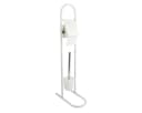 MSV Toilettenpapierhalter WC Standgarnitur 2in1 Weiß Bild 2