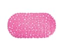 MSV Duschmatte KIESELSTEIN Pink Rutschfest PVC mit Saugnäpfen Bild 2