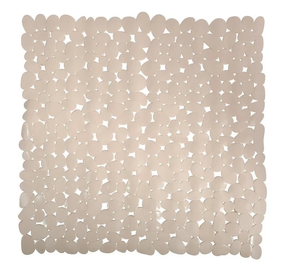 MSV Duschmatte Kieselstein Beige PVC Rutschfest - Bild 2