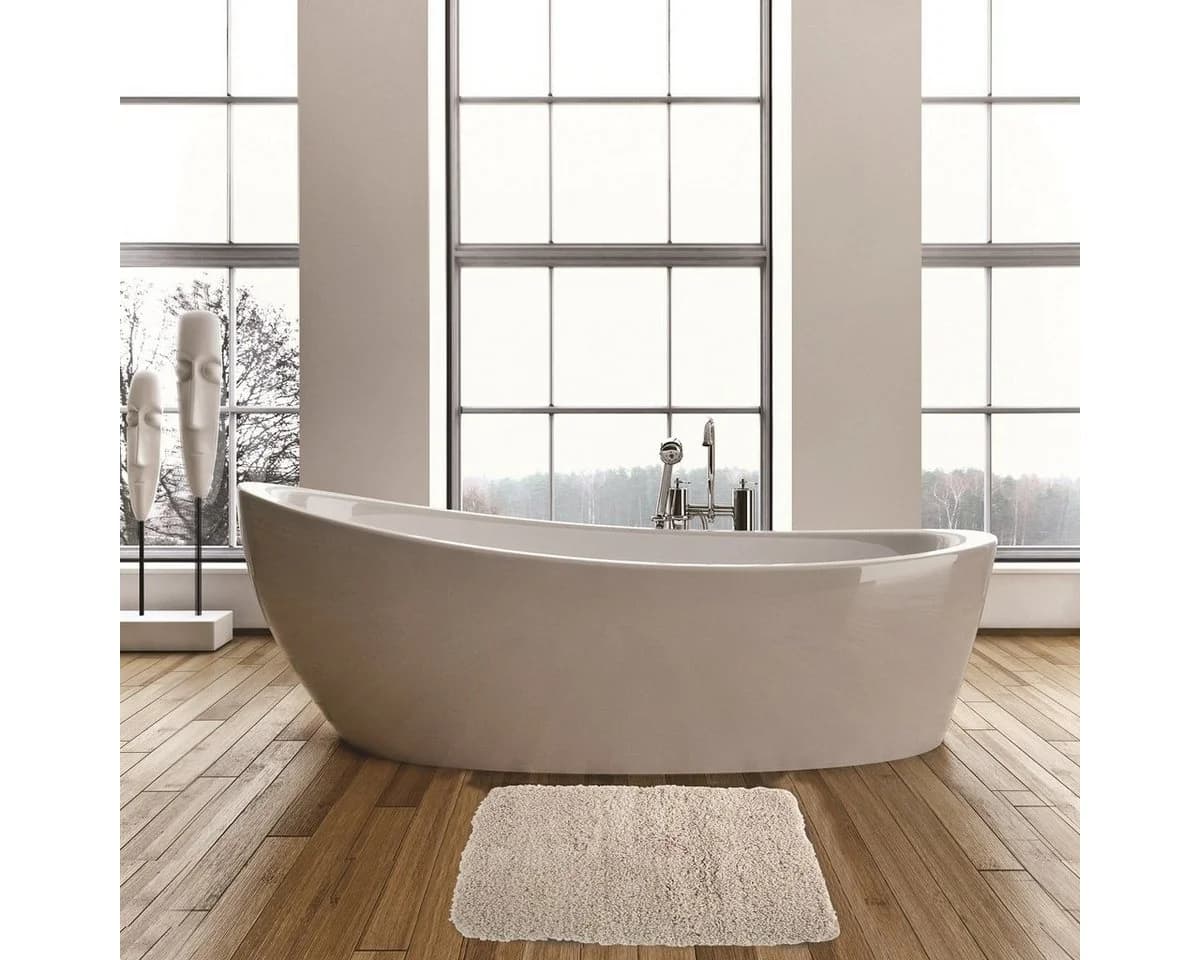 MSV Badematte Mikrofaser Beige Anti-Rutsch 40x60 cm - Bild 4
