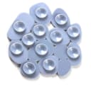 MSV Wanneneinlage KIESELSTEIN 4-tlg. Anti-Rutsch-Pads PVC Grau Bild 3