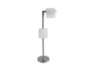MSV Toiletten-Ersatzrollenhalter Edelstahl Silber Bild 3