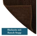 MSV Badematte CHENILLE Polyester Microfaser Anti-Rutsch Bild 1