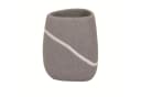 MSV Badaccessoires-Sets ZEN 3-tlg. Grau Polyresin Natursteinoptik Bild 4