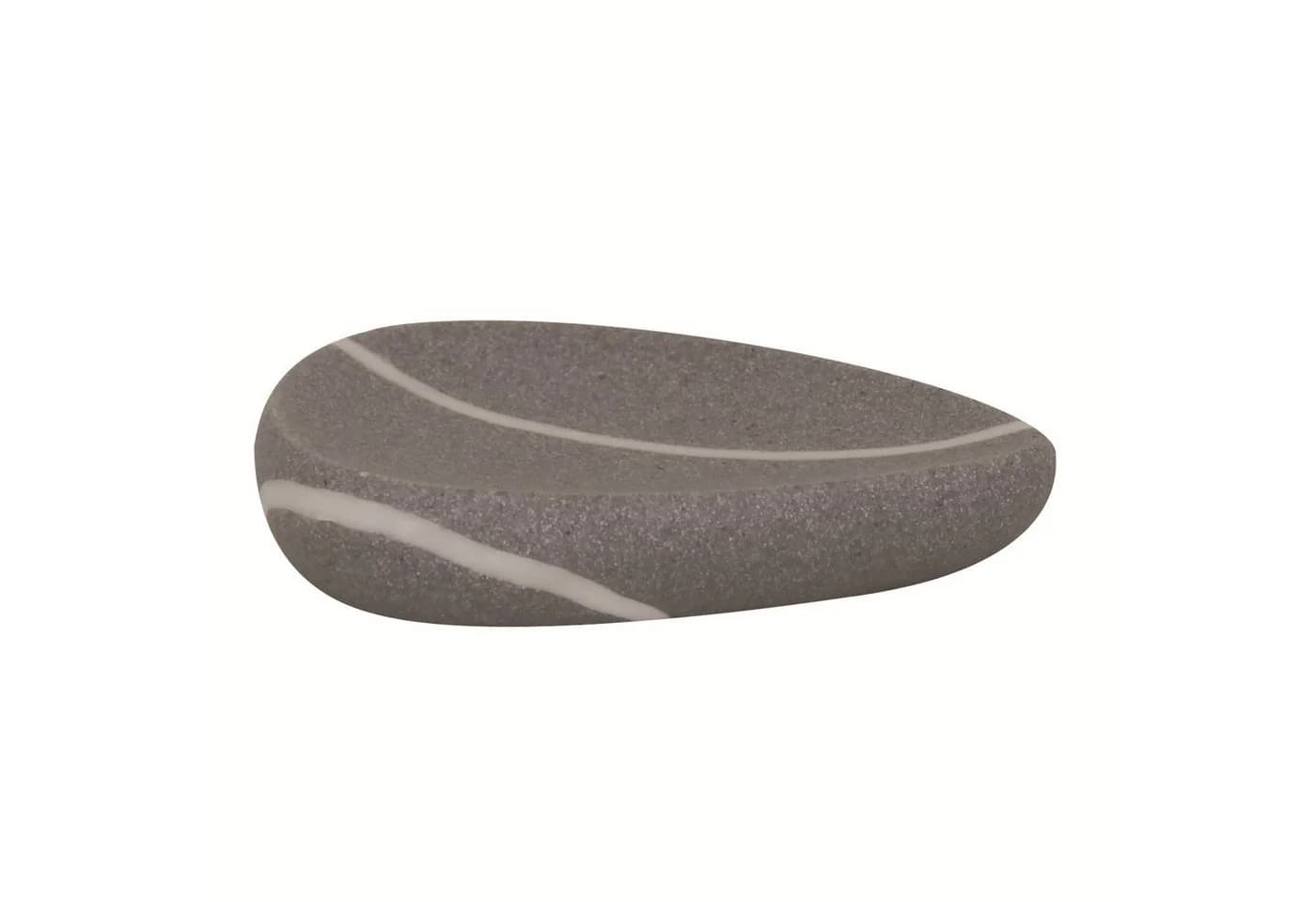 MSV Badaccessoires-Sets ZEN 3-tlg. Grau Polyresin Natursteinoptik - Bild 5