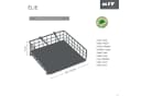 MSV Serviettenhalter Bambus Stahl Schwarz Matt Bild 1