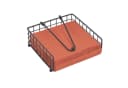 MSV Serviettenhalter Bambus Stahl Schwarz Matt Bild 2