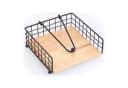 MSV Serviettenhalter Bambus Stahl Schwarz Matt Bild 3