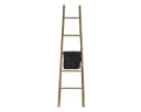 MSV Handtuchleiter Bambus 5 Sprossen Natur Bild 3