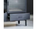 Tikamoon Buffet Vitrinenschrank Emil Schwarz Metall Glas Bild 3