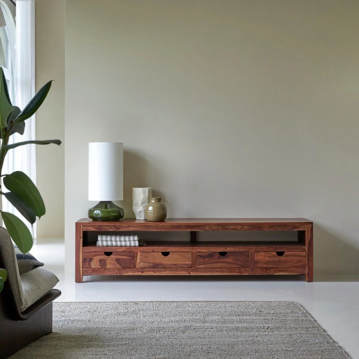 Tikamoon TV-Unterschrank Palisanderholz 200cm