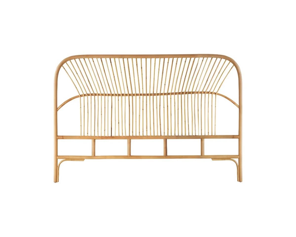 Tikamoon Kopfteil aus Rattan 160 cm Braun - Bild 2