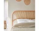 Tikamoon Kopfteil aus Rattan 160 cm Braun Bild 5