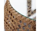 Tikamoon Couchtisch Esther aus Rattan mit Glasplatte Bild 5