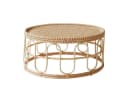 Tikamoon Couchtisch Samson aus Rattan Braun Bild 2