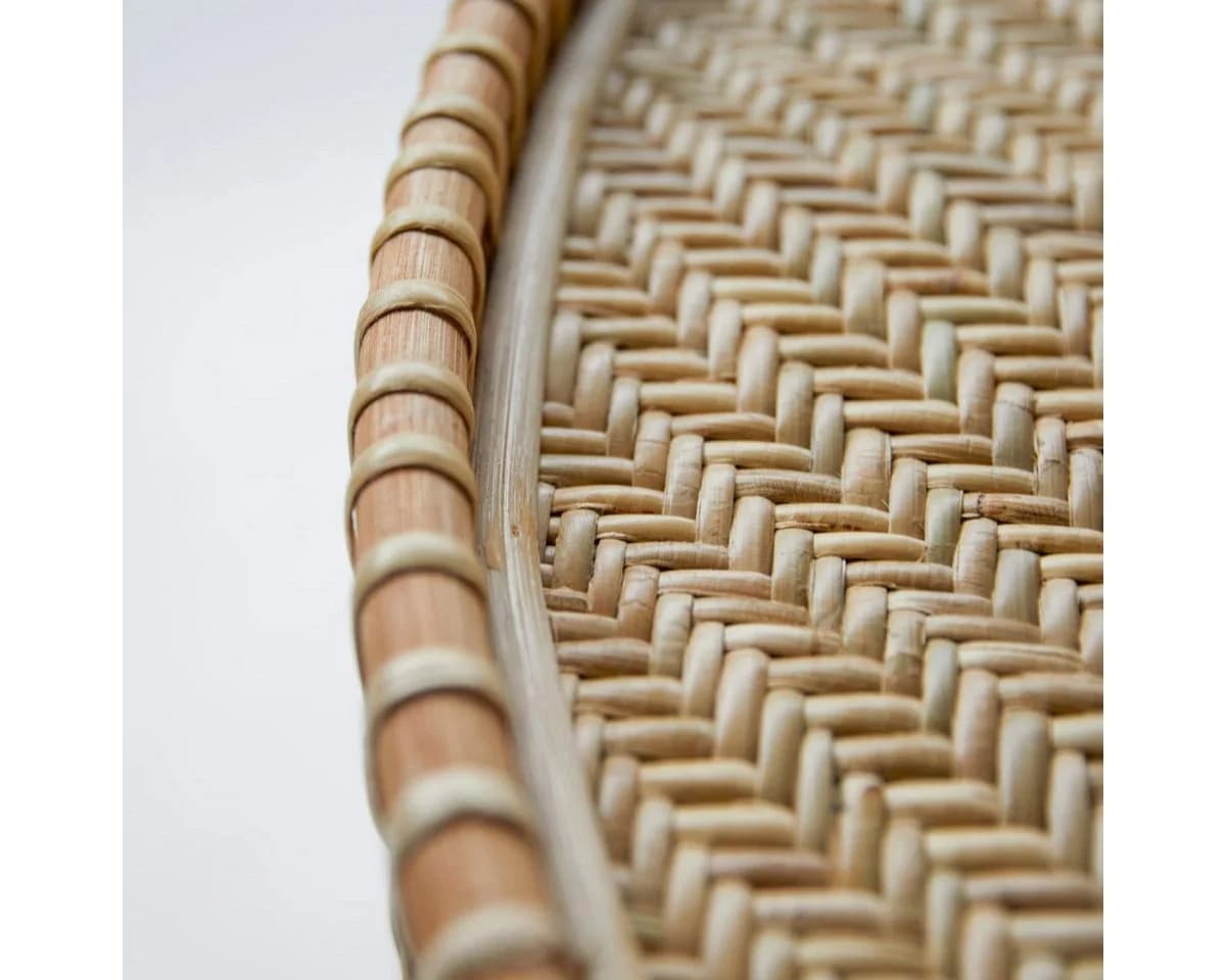 Tikamoon Couchtisch Samson aus Rattan Braun - Bild 4