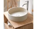 Tikamoon Rundes Terrazzowaschbecken Gina Creme Bild 1