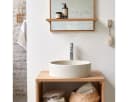 Tikamoon Rundes Terrazzowaschbecken Gina Creme Bild 5