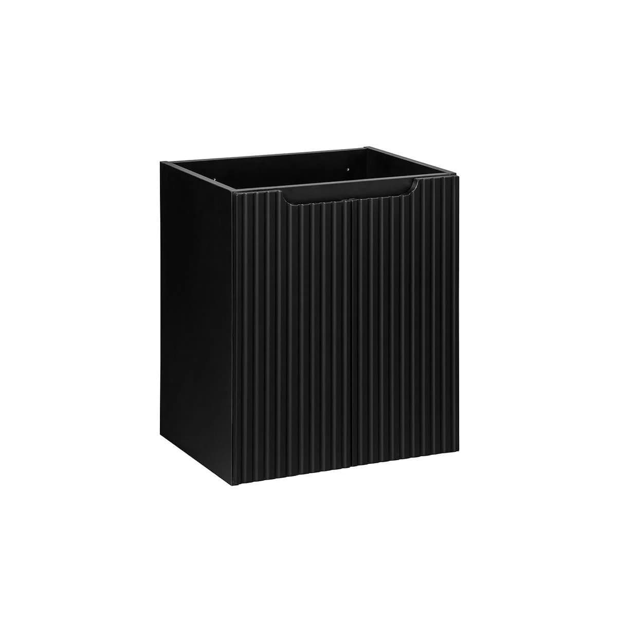 Riva Waschtischunterschrank 50cm Schwarz