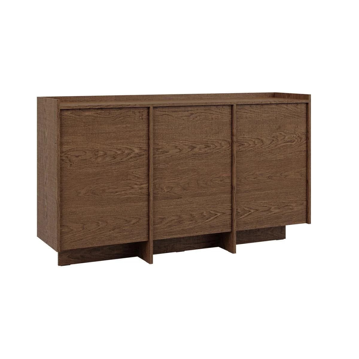 Japandi Sideboard Dunkel Holz Elegantes Design