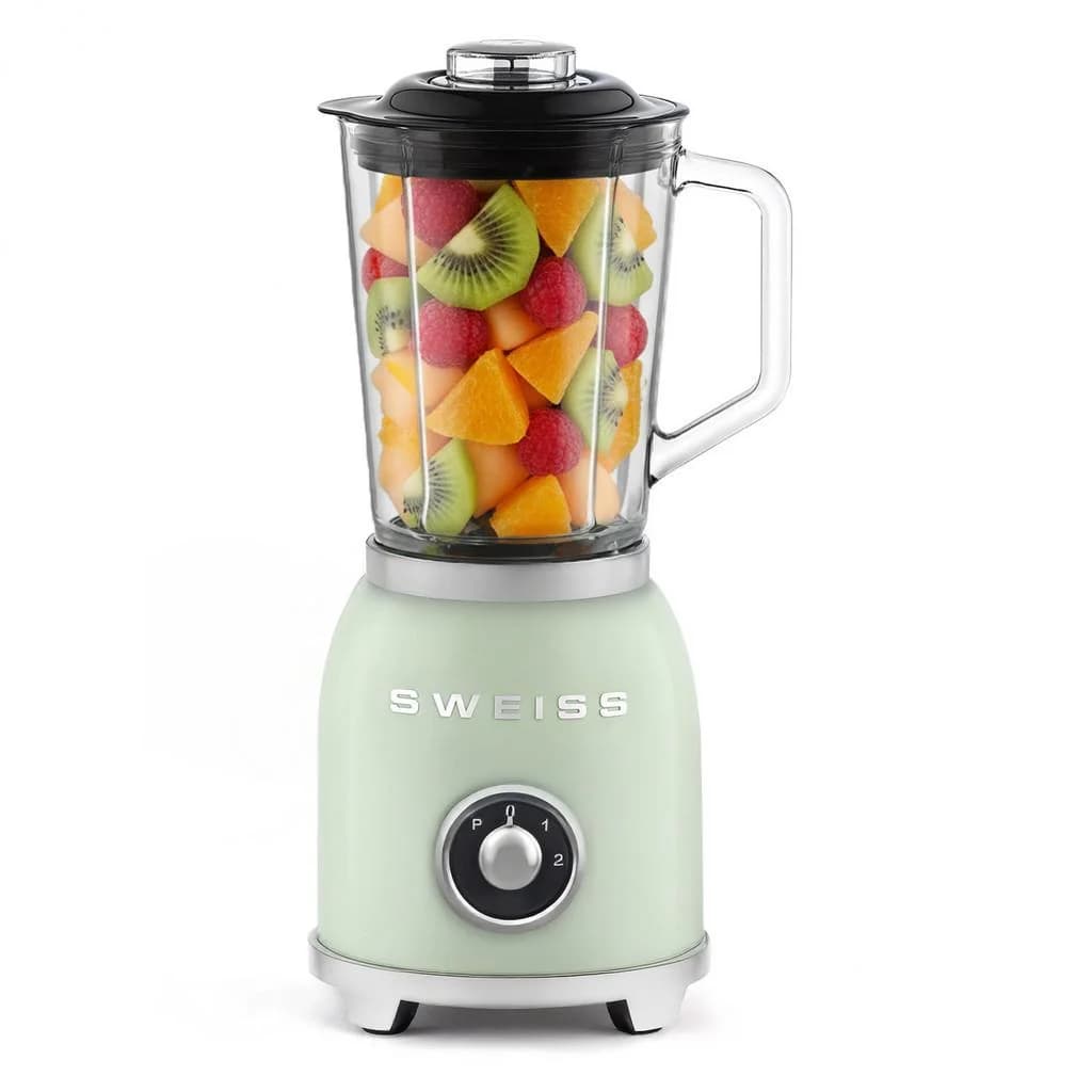 Sweiss Mixer Mxv7 Grün Vintage 1000W 1,5L Glasbehälter