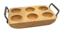 AnticLine Eierhalter für 6 Eier Braun Holz Bild 1