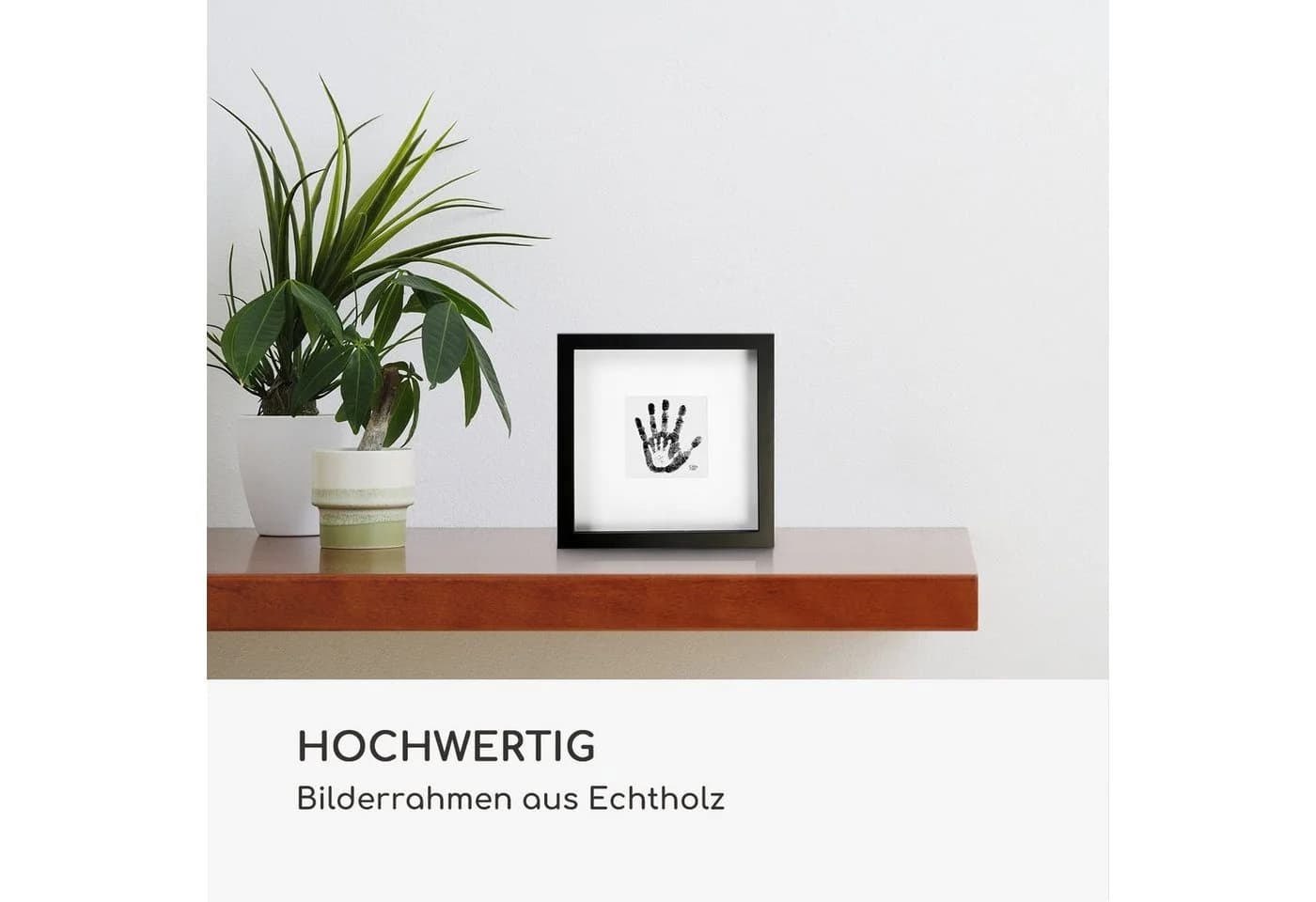 Casa Chic Bilderrahmen Camden Schwarz Echtholz mit Glas - Bild 3