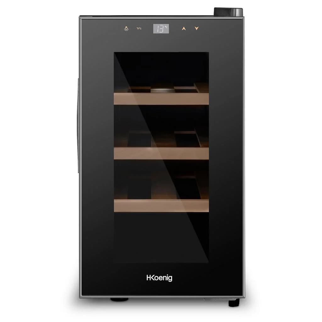 HKoenig Weinkühlschrank Age8 Schwarz 8 Flaschen