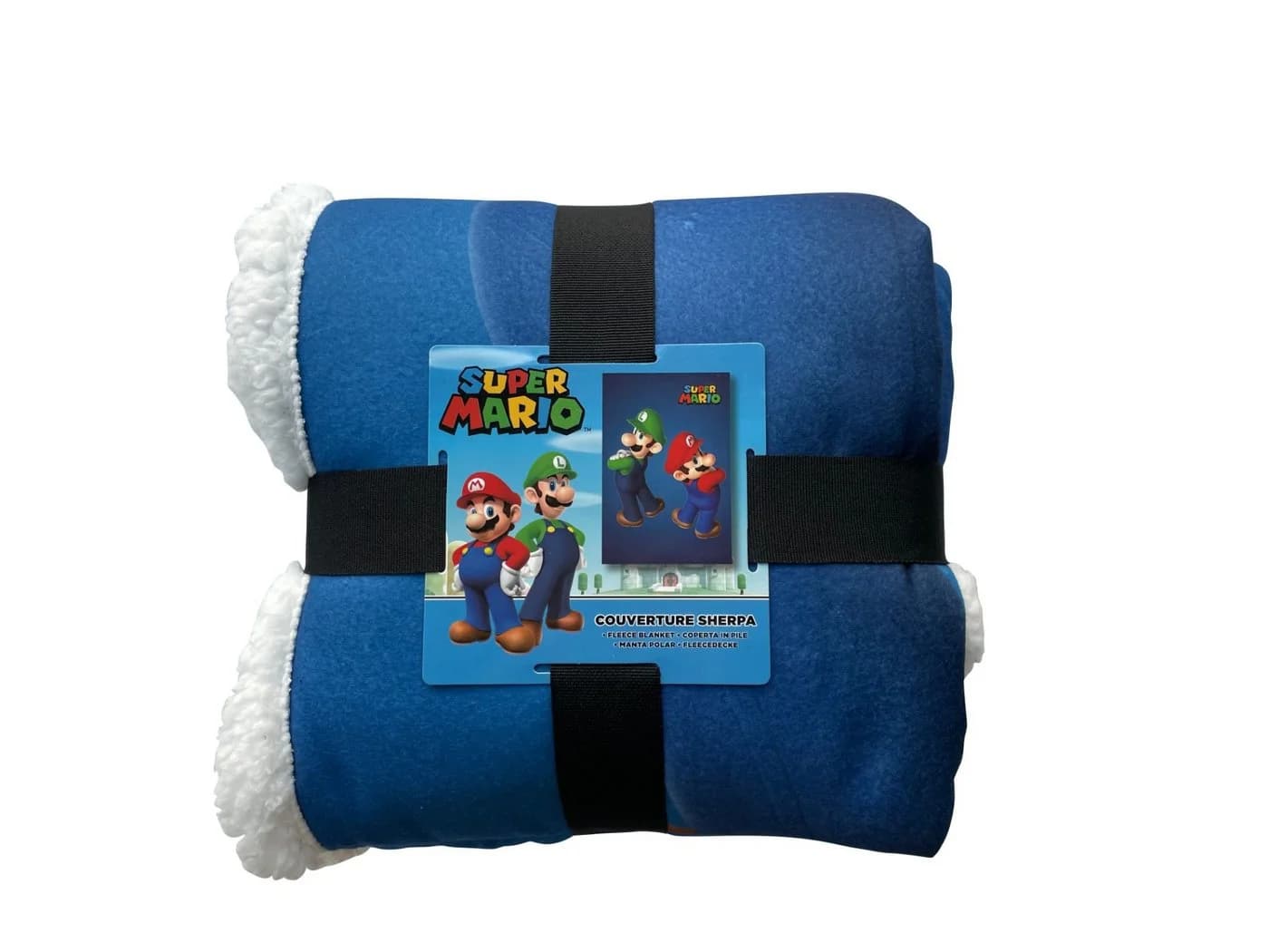 Super Mario Tagesdecke Sherpa-Fleece 100 x 150 cm Polyester