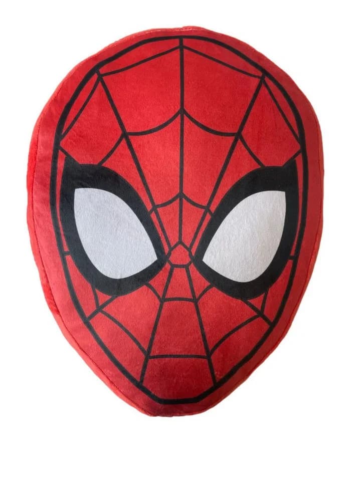 Spiderman Dekokissen 40x40 cm Rot mit geformtem Kopf