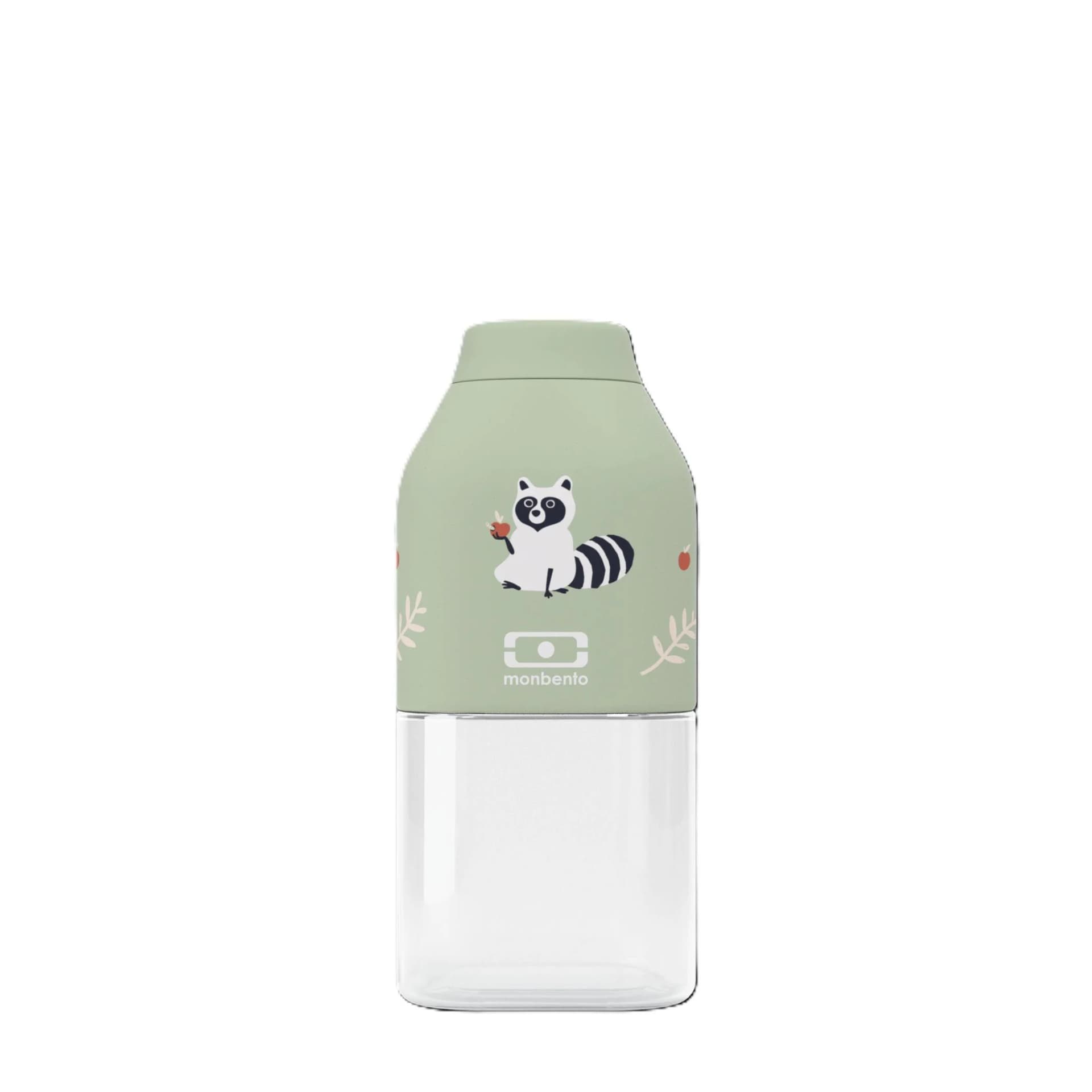 Trinkflasche RACCOON Titan/Silikon Grün