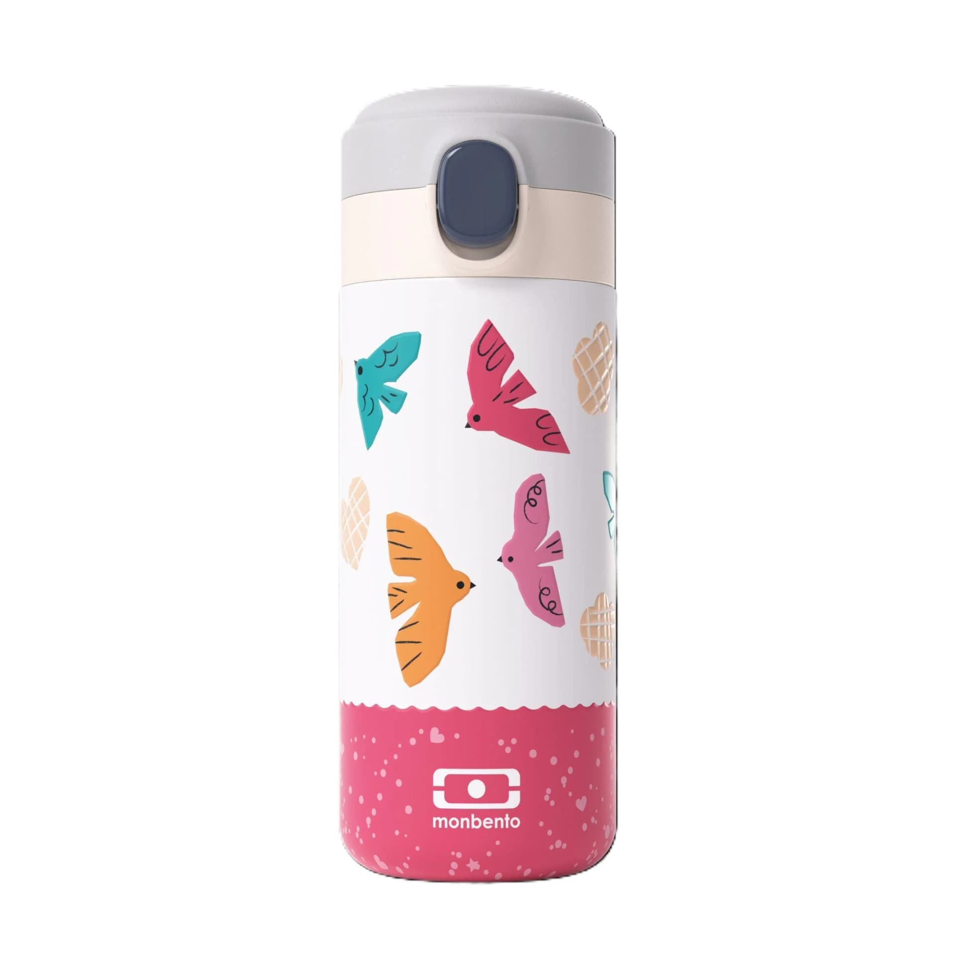 Peugeot Isoliertrinkflasche BIRDS Pink