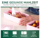 UMAMI Lunchbox All-in-1 1,2L Brotdose Rosa mit Besteck Bild 1
