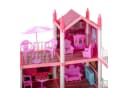 Ikonka Puppenhaus Villa XXXL 4 Stockwerke 10 Zimmer Rosa Bild 5