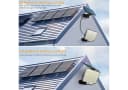 Athlix LED Solarleuchte mit Bewegungsmelder IP65 Wasserdicht 5m Kabel Bild 3