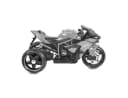 Moni Kinder Elektromotorrad Ninja Blau LED Beleuchtung Mp3 Bild 4