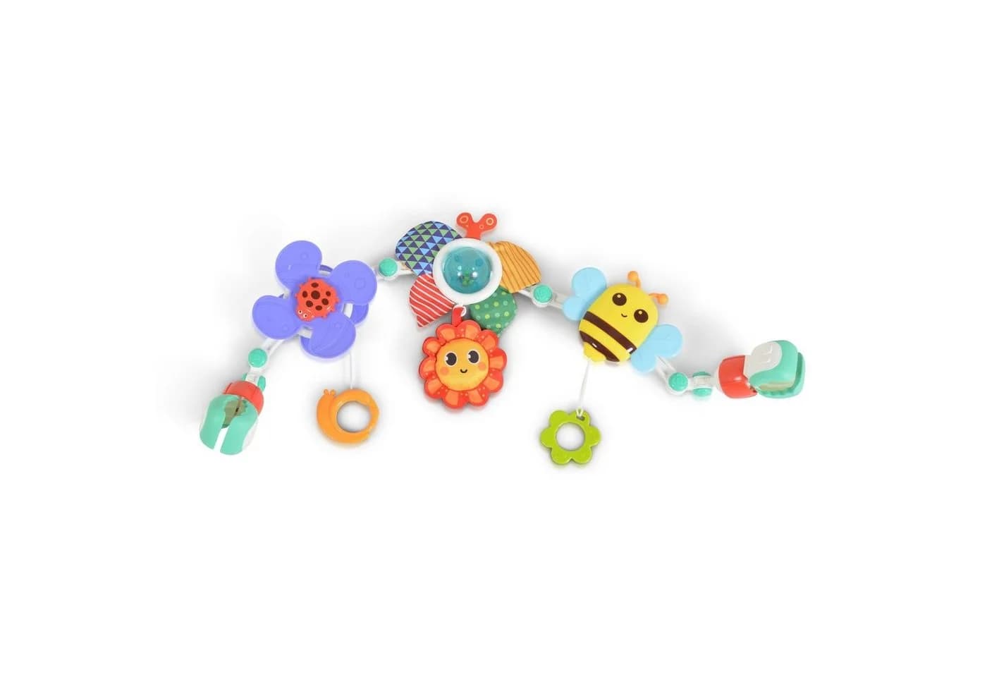 Moni Spielbogen für Kinderbett & Kinderwagen mit Rassel & Beißring - Bild 3