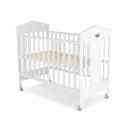 Cangaroo Babybett Wing 120x60 cm Buche Weiß 3 Höhenpositionen Bild 1