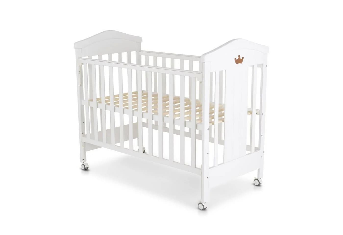Cangaroo Babybett Wing 120x60 cm Buche Weiß 3 Höhenpositionen - Bild 2