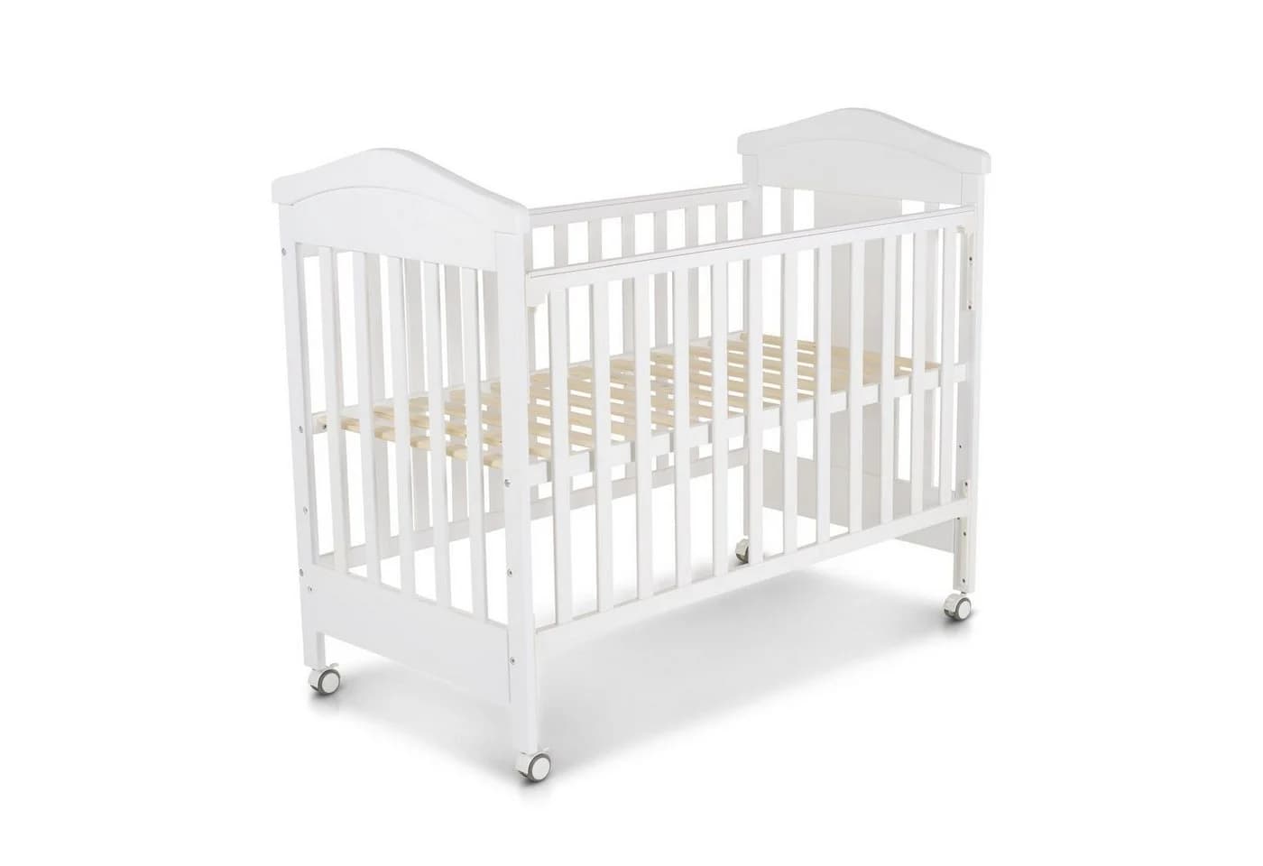 Cangaroo Babybett Wing 120x60 cm Buche Weiß 3 Höhenpositionen - Bild 4